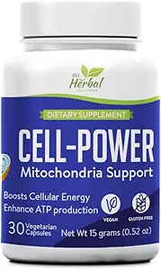CellPower Mitochondriale Ondersteuning - Mitochondriale Energie Boost Kruidensupplement - Natuurlijke ondersteuning voor verbeterde ATP Productie & Cellular Vitality - 100% Natuurlijke en Kruiden