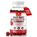 Extreme Beetwortel Formule & COQ10 100mg met druivenzaadextract, voor Circulatie Energie & Flow, 1500mg Beetwortel Gummies Extract Glutenvrij 60