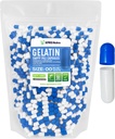 XPRS Nutra Formaat 00 Lege capsules - 1000 Telle Lege Gelatine Capsules - Pillen DIY Capsule Vulling - Vulbare Pill Gel Caps voor Do-It-Yourself Supplements (Blauw/Wit)