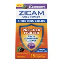 Zicam Cold Remedy Zink Lozenges, Vlierbessensmaak, Homeopathische, Soothes Sore Throat and Coughs, Cold Shortening Medicine, Shortens Cold Duration, 25 Tel.