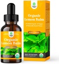 Organische Citroen Balsem Liquid Extract voor Immune Ondersteuning - Citroen Balsem Tinctuur voor Mood & Relaxation Ondersteuning - Organische Tinctuur Leaf Drops voor Volwassenen & Kids Dieet Supplement - 2OZ - 120 Day Supply