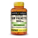 MASON NATURAL Saw Palmetto 500 mg, soutient la santé de la prostate et la fonction urinaire, 90 capsules