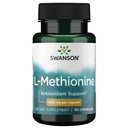 Swanson Aminozuur 100% Pure L-Methionine Essentieel Aminozuur Ondersteuning Leverfunctie 500 Milligrammen 30 Capsules
