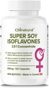 Sojaisoflavonen 2.5:1 Extract 500mg (1250 mg Equivalent), Ondersteunt Vrouwen Wellness, 120 Vegan Capsules, 4-maand levering, Non-GMO, Glutenvrij