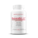 Recherche en biotique ResveraSirt HP Formulé par le Dr Mark Houston, Trans Resveratrol, Quercetin, Augmentation de l'activité sirtuine, Soutien cardiovasculaire, Puissance cardiaque, Soutien vasculaire, 120 Capsules