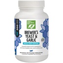 Uniquement les croustilles de levure et d'ail - Prévention des puces et des tiques naturelles pour les chiens - Fortifiées avec des vitamines B - Promotion de la peau et du manteau sains - 300 Comprimé de dénombrement