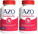AZO Cranberry Pro Urinary Tract Supplément santé 600mg PACRAN, 1 portion : plus d'un verre de jus de canneberge, pilules sans sucre de canneberge, non-OGM 100 softgels (paquet de 2)