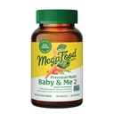 MegaFood Baby & Me 2 Prenatale vitamine en mineralen - Vitaminen voor vrouwen - met Folaat (Foliumzuur Natural Form), Choline, ijzer, jodium en vitamine C, vitamine D en meer - 60 Tabs (30 Servers)
