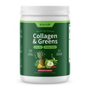 Snap Supplementen Super Greens Poeder met Collageen Peptiden, 26 Fruit en Groenten, Gras Fed, Non-GMO Dagelijkse Groenen voor haar, huid, nagels & gezamenlijke ondersteuning, 11,34 oz, (30 Servingen, 1 maand levering)