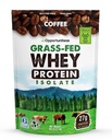 Opportuniteas Grass Fed Koffie Wei Proteïne Isolaat Poeder - 27g Proteïne Poeder zonder kunstmatige zoetstoffen, 60mg Cafeïne, Hormone-vrije koeien - 5lb