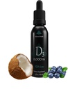 Balance Health D3 2.000 IE, 2 Fl Oz, 120 Doses, Blueberry Flavor, Liquid Vitamin Drops w MCT Olie voor snellere absorptie, niet genetisch gemodificeerde vegetarisch veilig