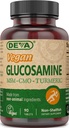 DEVA Vegan Glucosamine MSM & GMO, GMO, Kurkuma Extract, Boswellia Extract met Non Animal Ingrediënten, 90 tabletten
