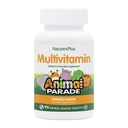 Natures Plus Dierenparade Kinderen Kauwbare Multivitamine - Oranje Smaak - 90 Animal-Shaped Tablets - Bevordert gezondheid en welzijn - Vegetarisch, Glutenvrij - 45 porties