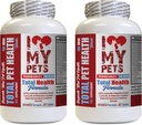 I LOVE MY PETS LLC Honden Immuniteit - Honden Totaal PET Gezondheid - Premium Formule - Best Complex - Honden Vitamine a - 2 Flessen (120 Treats)