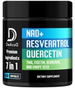 NAD.+ Supplement - Gecombineerd met Resveratrol, Quercetin, Berberine, Fisetin, TMG en Grape Seed - 60 capsules