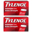 Tylenol Extra sterkte pijn Reliever en koorts Reducer Caplets, 500 mg Acetaminofen, pijnstillers pillen voor hoofdpijn, rugpijn, tandpijn en lichte artritis pijnverlichting, 200 Tel.
