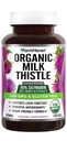 FarmHaven USDA Capsules de chardon de lait biologique (en anglais seulement) 30X Extrait concentré de semences et 80% de Silymarin Standardisé - Soutient la fonction hépatique et la santé générale (en anglais seulement) 120 Capsules végétaliennes