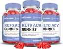 Justified Laboratories (3 Pack Microbio Keto ACV Gummies Advanced Formula 1000MG Micro Bio Keto Gummies Apple Cider Vinegar Geformuleerd met Granaatappel Beet Sap Poeder B12 Vegan Non GMO 180 Gummys