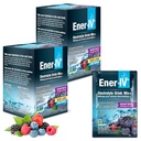 Ener-IV Electrolyte Drink Mix - Elektrolyten Poeder Paketten, Hydratatie Poeder Drink, Hydrate Liquid Mix, Lage Sugar Rehydratatie voor vrouwen en mannen - gemengde Berry, 24 Tel.