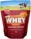 Pure Choice Pindakaas Wei Isolaat Proteïnepoeder, 28 g eiwit en laag vet, best koud gefilterd en niet gedenatureerd Wei, geen fillers of kunstmatige zoetstoffen (Peanut Better, 2 lb)