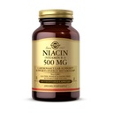 Solgar Niacine (Vitamine B3) 500 mg, 100 capsules végétales - Métabolisme énergétique - Non-OGM, végétalien, sans gluten, sans produits laitiers, sans casher - 100 portions