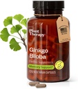 Plant Therapie Ginkgo Biloba Capsules geproduceerd in USA 4 maand Supply ondersteunt geheugen Cognitieve functie, gezonde circulatie en antioxidant-rijke supplementen voor vrouwen en mannen 120 Vegetarische Capsule