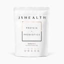JSHealth Vegan Pea Proteïne Poeder met Probiotica - Vanille Bean Flavor - Glutenvrij, Niet GGO, Plant Based Proteïne Drink Mix, 300g