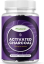 Pure geactiveerde Charcoal Pillen Detox & Cleanse - Zuiverende Coconut Capsules met 1200 mg per portie voor opblaashulp - Active Detoxification Supplement for Body & Gut Health - 90 Tel.