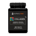 Collagène pour hommes Youtheory - 5 000 mg - Supplément de collagène quotidien pour hommes - avec 18 acides aminés - articulaires, os, muscles, croissance des cheveux, ongles et soutien de la peau* - 290 comprimés (approvisionnement de 48 jours)