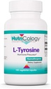 Nutricologie L-tyrosine - Hersenondersteuning, Hormone Precursor, Vrije vorm Aminozuur, 500 mg Supplement, Schildklier Ondersteuning Capsules - 100 Tellen