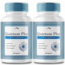VIVE MD Quietum Plus Tinnitus Relief for Ringing Oors - Snelle oorringreliëf, Heldere Tinnitus, en Holistische Tinnitus behandeling met 60 capsules per fles (2 verpakkingen)