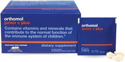 Orthomol Immun Junior C Plus, Kid's Multivitamine, Tangerine smaak, 30-dagen levering