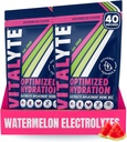 Vitalyte Electrolyte Powder Drink Mix, isotone Electrolyte Hydration Mix, Gluten Free Post Workout Powder Mix, Verpakking van 2, 35 oz. Elke, Watermeloen smaak