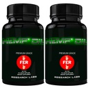 Research Labs 450.000 Premium Hemp Capsules, 2 Fer 1 Pakket! 100% Biologische Alle natuurlijke olie, zorgen Nervositeit Lichaam pijn Stress Ondersteuning
