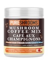 Focus & Think Instant Mushroom Coffee met Ultra Concentrated Lion's Mane Mushroom Extract for Brain Boost - Enhance Focus, Clarity, and Concentration - Net Wt. 70g/2.47 oz