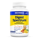 Enzymedica Digest Spectrum, geavanceerde digestieve enzymen voor vrouwen en mannen, Ondersteunt spijsvertering en Meerdere Food Intolerances, Snelwerkende formule voor gas en opgeblazen verlichting, 90 capsules