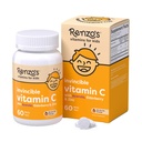 Renzo's onoverwinnelijke vitamine C voor kinderen met vlierbessen en zink, dissolveable kids vitamines voor Immune Support, 60 oranje-smaak Melty Tabs