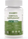 Cortisol Supplement voor vrouwen, 11 in 1 Lager Cortisol Mengen met Ashwagandha, Fosfatidylserine, Magnesium, L-Theanine, Vegan, 90 Capsules