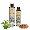 Kalla Biologische Vlaszaad Castilische zeep100% Pure Castille Liquid Zeep Neem blad Extract-250ml, Certified Cold Pressed Virgin Coconut Oil, Theeboom essentieel Castile Gluten vrije hand