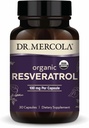Dr. Mercola Organic Resveratrol - 100 mg Cellular & Cardiovascular Support - 99,9 Procent Trans-Resveratrol - van Japanse Knotweed - 30 Capsules (30 Servings)