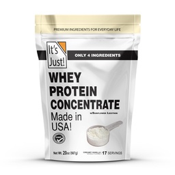 Het is gewoon! - 100% Wei Proteïne Concentraat, Made in USA, Premium WPC-80, Natuurlijke Vanille Smaak (1,25 Pond, /Vanilla)