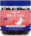 PupGrade Skin & Coat Zachte kauwsupplement voor honden Ondersteunt gezonde huid, jas, en immuunfunctie - rijk aan natuurlijke visolie, omega vetzuren, en vitamines