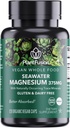PlantFusion Vegan Magnesium Complex 375mg uit Zeewater, Bio available Marine Magnesium met gefermenteerd biologisch Whole Food Blend, Non-GMO, Muscle & Relaxation Support, 120 Cap