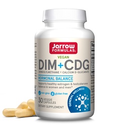 Jarrow Formules - DIM + CDG Veggie Capsules - 30 Telling - DIM & CDG Supplement - For Hormone Balance - Non-GMO - Glutenvrij