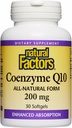 Natuurlijke factoren Co-enzym Q10 - Antioxidant Ondersteuningssupplement Ondersteunt Cellular Energy Production - Betere absorptie hulpmiddelen Gezonde hartfunctie - 200 mg, 30 Softgels (30 porties)
