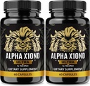 (2 Pack) Alpha X10nd Ultra voor mannen, officiële mannelijke formule om uithoudingsvermogen en piekprestaties te behouden, All-Natural Blend voor voeding en gezondheid ondersteuning, AlphaX10nd Supplement beoordelingen (120 capsules)