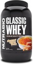 NutraBio Classic Wei Proteïne Poeder- 25G eiwit per scoop - Geen fillers, kunstmatige kleuren, conserveringsmiddelen - Caramel Creme Brulee, 2 pond