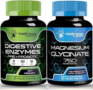 WELNESS LABSRX Digestieve enzymen met Probiotica en Prebiotica 
