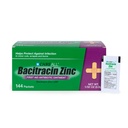 CareAlle Bacitracin Antibiotische Zink Zalf (144 Pack), 0,9gr Foil Packet. Eerste hulp zalf die infecties voor kleine sneetjes, scrapes en brandwonden voorkomt