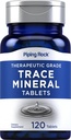 Piping Rock Trace Minerals Supplementen van de mineralen van Piping Rock, 120 tabletten, therapeutische kwaliteit Pillen voor mannen en vrouwen Niet GGO, Glutenvrij
